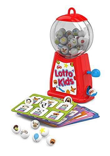 Chicos Lotto Kids | Lernbingo für Kinder | Wörter Lernen in 4 verschiedenen Sprachen | Spanisch, Portugiesisch, Englisch und Französisch | Ab 3 Jahren | 20701 von Chicos