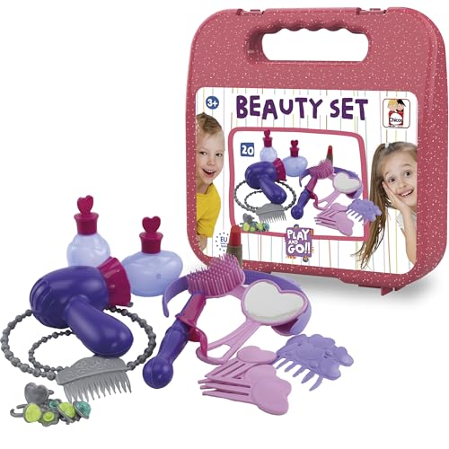 Chicos - Beauty-Aktentasche | Enthält 20 Accessoires für Ihre Frisuren und Modeaccessoires für Kinder im Alter von 3, 4 und 5 Jahren (87101) von Chicos