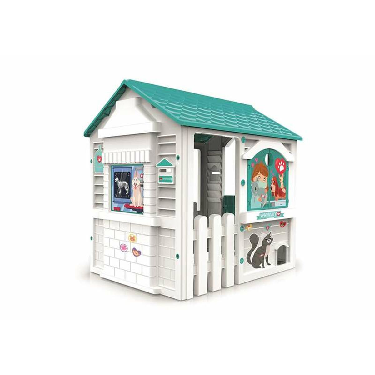 Kinderspielhaus Chicos 84 x 103 x 104 cm Tierarzt Kinderspielhaus Chicos 84 x 103 x 104 cm Tierarzt von Chicos