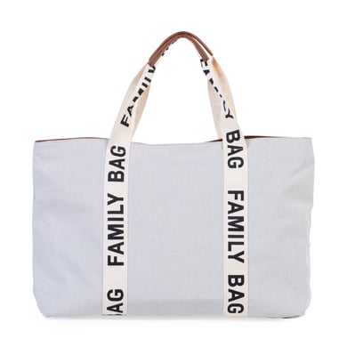 CHILDHOME Family Bag Signatur Canvas offwhite von Childhome