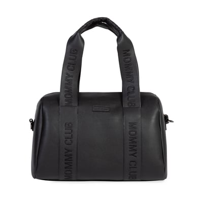 CHILDHOME Mommy Club Wickeltasche Signatur Simili Leder schwarz von Childhome