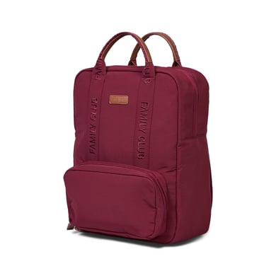 CHILDHOME Wickelrucksack Family Club Signatur Bordeaux von Childhome