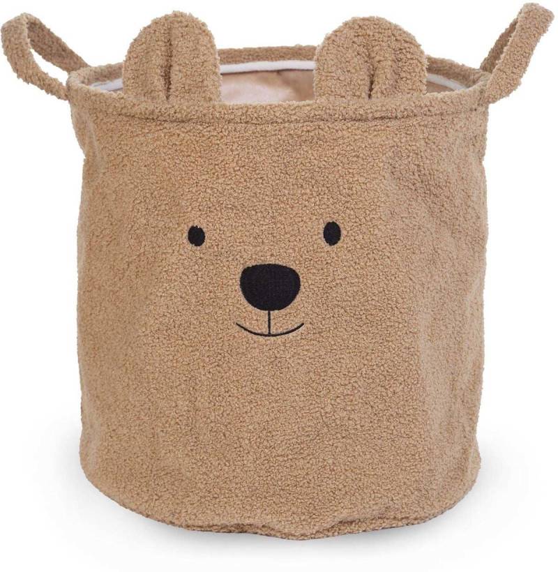 Childhome Aufbewahrungskorb Teddy 40x40, Beige von Childhome