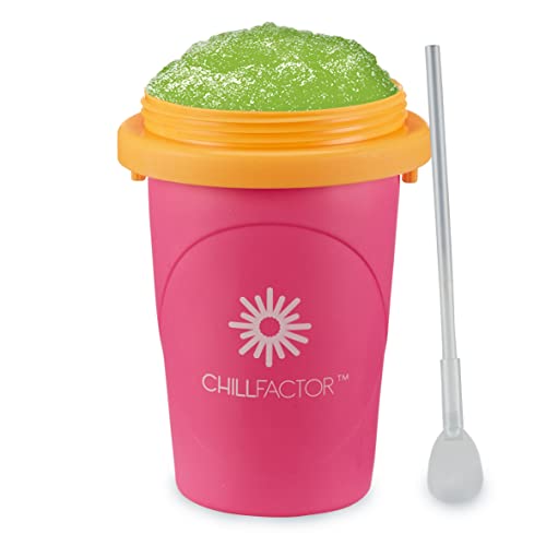 ChillFactor slushy Maker Neon Pink - Reusable slushy Maker Cup, Homemade slushies. Squeeze Cup slushy Maker Kitchen Toys ChillFactor slushy Maker Neon Pink - Reusable slushy Maker Cup, Homemade slushies. Squeeze Cup slushy Maker Kitchen Toys von Chill Factor