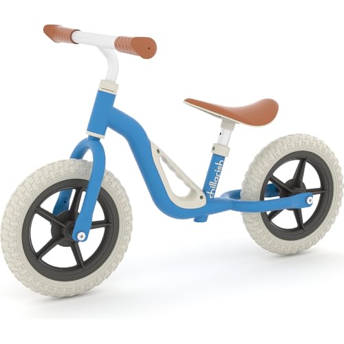 Chillafish Charlie Sport 12" Laufrad für Kleinkinder – Ultraleichtes Balance Bike mit Pannensicheren Reifen, Verstellbarem Sitz und Lenker CPCH01NAV von Chillafish