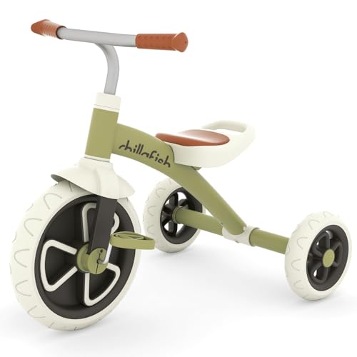Chillafish Ziggi Dreirad für Kleinkinder – Robustes und sicheres Kinderfahrzeug für motorische Entwicklung, Outdoor-Abenteuer und spielerisches Lernen CPZG01OLI Chillafish Ziggi Dreirad für Kleinkinder – Robustes und sicheres Kinderfahrzeug für motorische Entwicklung, Outdoor-Abenteuer und spielerisches Lernen CPZG01OLI von Chillafish