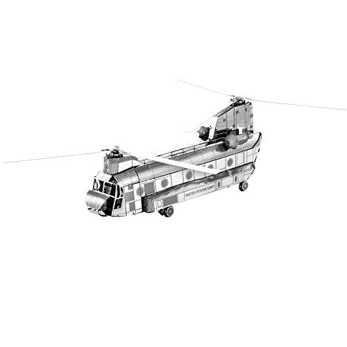 Fascinations MMS084 - Metal Earth 502472 - Boeing CH-47 Chinook, lasergeschnittener 3D-Konstruktionsbausatz, 2 Metallplatinen, ab 14 Jahren von fascinations