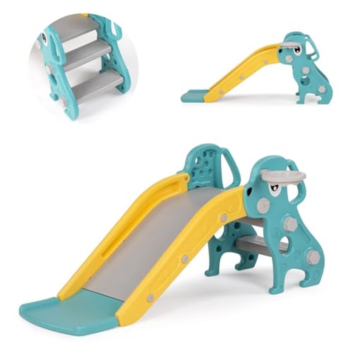 Chipolino Kinderrutsche Welpe 116 cm Rutschlänge Basketballkorb Ball ab 1 Jahr Chipolino Kinderrutsche Welpe 116 cm Rutschlänge Basketballkorb Ball ab 1 Jahr von Chipolino