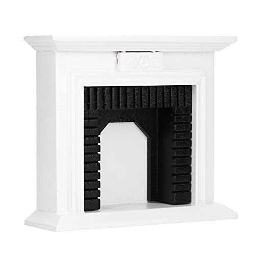 Chiyyak Modernes Puppenhaus-Möbelset, Zubehör, 11 X 9 X 4, 1:12, Puppenhaus-Miniaturmöbel, Holzkamin für Puppenhaus-Zubehör, Dekoration, Spielzeug Chiyyak Modernes Puppenhaus-Möbelset, Zubehör, 11 X 9 X 4, 1:12, Puppenhaus-Miniaturmöbel, Holzkamin für Puppenhaus-Zubehör, Dekoration, Spielzeug von Chiyyak