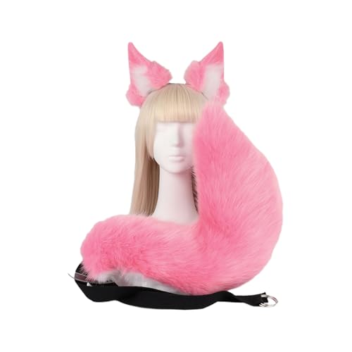 ChongKuan Fuchs Kostüm Komplettset Mit Therian Ears Und Fox Tail – Ideal Für Mottopartys Und Cosplay in 4 Farben (2) von ChongKuan