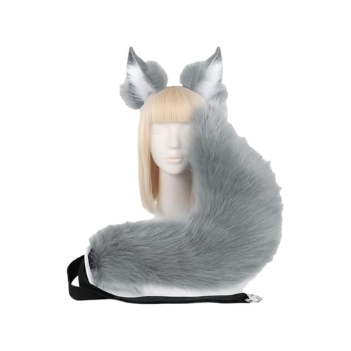 ChongKuan Fuchs Kostüm Komplettset Mit Therian Ears Und Fox Tail – Ideal Für Mottopartys Und Cosplay in 4 Farben (3) von ChongKuan