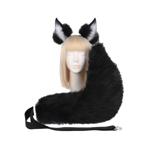 ChongKuan Fuchs Kostüm Komplettset Mit Therian Ears Und Fox Tail – Ideal Für Mottopartys Und Cosplay in 4 Farben (4) von ChongKuan