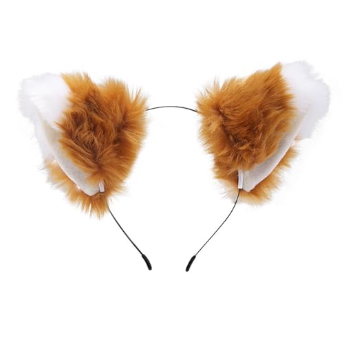 ChongKuan Fuchs Ohren Haarreif Und Katzenohren Haarreif – 27 Stile Für Damen | Perfekt Für Cosplay, Halloween Und Modische Accessoires Im Alltag (23) von ChongKuan