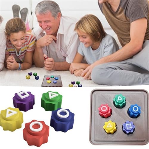 ChongKuan Gonggi Jack Stone Pebbles Set Traditional Korean Game Jackgonggi Play Bunt Squid Folk Catching Traditionelles Koreanisches Spielspiel Spiel Steine Volksspiel (5 Würfel + Platte A) von ChongKuan