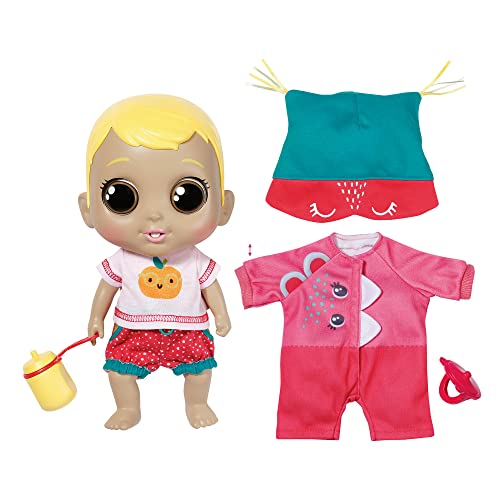 CHOU CHOU Baby Luca, 30 cm große Babypuppe mit beweglichen Augen und lustigen Soundfunktionen, inklusive Shirt, Hose, Mütze, Strampler, Flasche und Schnuller, 905562 Zapf Creation von Chou Chou