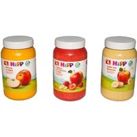 Das 3-er Set von Hipp aus Holz mit den Geschmacksrichtungen Pfirsich in Apfel, Äpfel mit Bananen und Erdbeere mit Himbeere in Apfel ist genau das richtige für Puppenbaby s. Das 3-er Set von Hipp aus Holz mit den Geschmacksrichtungen Pfirsich in Apfel, Äpfel mit Bananen und Erdbeere mit Himbeere in Apfel ist genau das richtige für Puppenbaby s. von Chr. Tanner GmbH