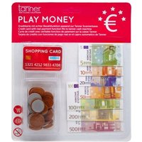 Spielgeldblister mit 32 Euro-Münzen und 60 Euro-Scheinen, sowie die Tanner Shopping card. Passend zur Scannerkasse. Spielgeldblister mit 32 Euro-Münzen und 60 Euro-Scheinen, sowie die Tanner Shopping card. Passend zur Scannerkasse. von Chr. Tanner GmbH