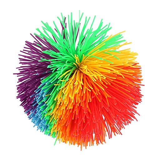 Fuzzy Ball, Koosh Ball, Stressabbau Spielzeug, Fuzzy Ball Stressabbau Pom Ball Active Toy Fluffy Jonglierball Sensory Stress Spielzeug von Chrees