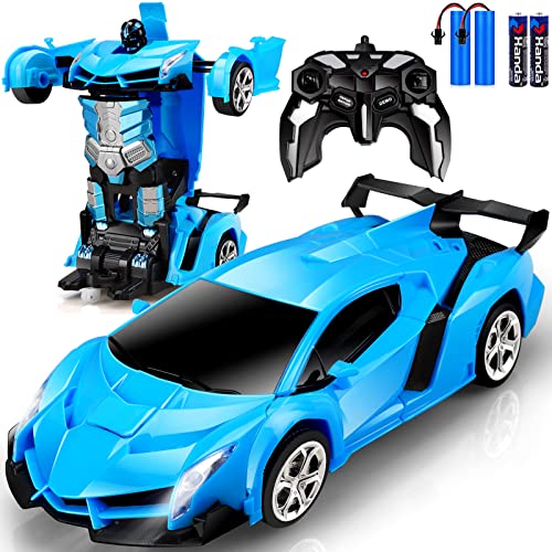 Chridark Ferngesteuertes Auto Transformator Spielzeug Transform RC Roboter Spielzeugauto für Kinder Spielzeug für 3-8 Jahre Mädchen Junge Geschenk Geburtstag Spielsachen von Chridark