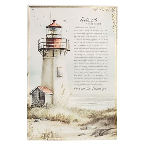 Puzzle, 1000 Stück, Lighthouse Footprints von Christian Art Gifts