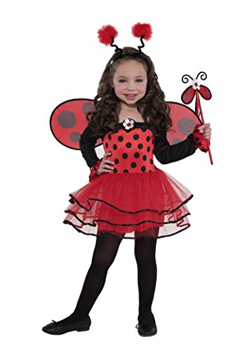 set high (PKT) (997655) Child Girls Ballerina Bug Costume (3-4yr) von amscan