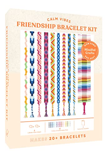 Chronicle Books Mindful Crafts: Calm Vibes Friendship Bracelet Kit von Chronicle Books