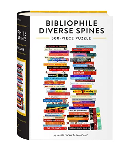 Chronicle Books Bibliophile Diverse Spines 500-Piece Puzzle von Chronicle Books