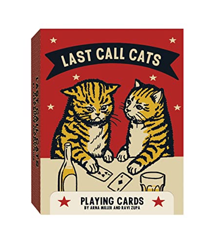 Chronicle Books Last Call Cats Playing Cards von Chronicle Books