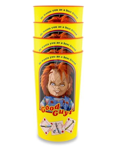 Chucky Child's Play Good Guys Becher 4er Set als Partygeschirr von Chucky