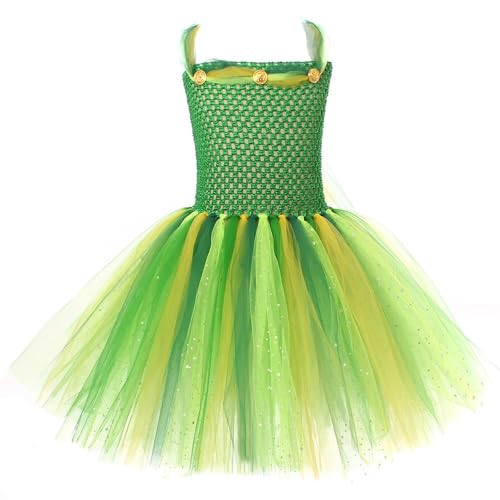 Chukamalilayi Ärmelloses Tutu Kleid Cosplay Pailletten Tüll Kleid+Schmetterlings Feenflügel Ballkleid Prinzessin Ankleiden Sommer (TYP3, XL) von Chukamalilayi