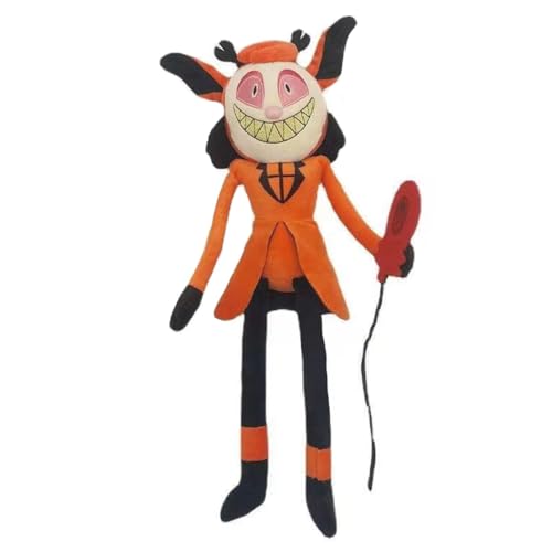 Chukamalilayi Hazbin Hotel Plush Angel Dust/Vaggie/Charlie Morningstar/Alastor Kissen Weich Gefüllt Anime Stuffed Figur 45 cm (1) von Chukamalilayi