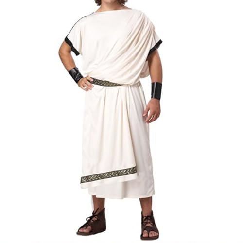 Chukamalilayi Königin Kostüm Erwachsene Kaiser Cosplay Kostüm Herren Damen von Rom Caesar Kostüm Griechischer Gott Karneval Kostüm Paare Retro Themenpartys Halloween Kostüm (Typ1, M) von Chukamalilayi