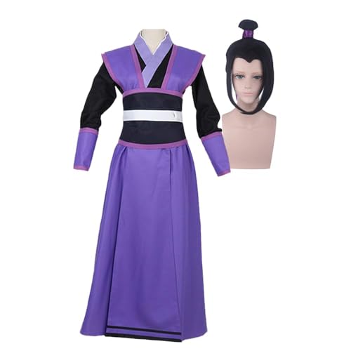 Mo Dao Zu Shi Cosplay Kostüm Jiang Cheng/Jin Ling Rollenspiel Halloween Taoist Robe Karneval Weihnachten Anzug Verkleidung (Typ1, XL) von Chukamalilayi