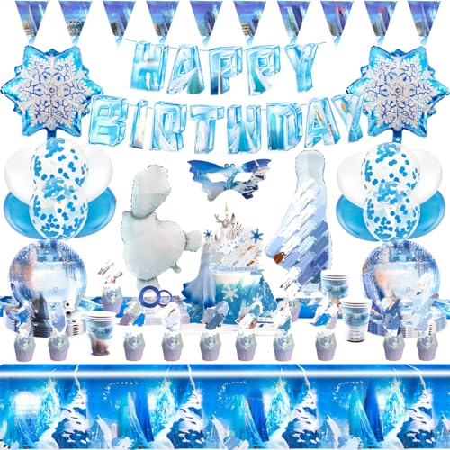 74 Stück Geburtstagsparty Deko 3 4 5 6 7 Jahre, Blau Geburtstagsdeko Geschirr, Partygeschirr Set, Happy Birthday Girlande Tortendeko Luftballons Tischdecke Pappteller 74 Stück Geburtstagsparty Deko 3 4 5 6 7 Jahre, Blau Geburtstagsdeko Geschirr, Partygeschirr Set, Happy Birthday Girlande Tortendeko Luftballons Tischdecke Pappteller von Chukua