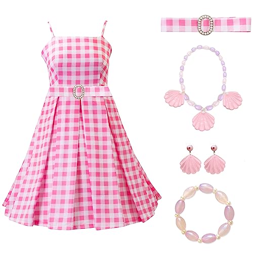 Churgigi Rose Kostüm Erwachsene Damen Mädchen 80er Cowgirl Kostüm Damen the Movie Cosplay Costume 70er 80er Jahre Outfit Damen Kleidung Karneval Hippie Kostüm Damen Kind von Churgigi