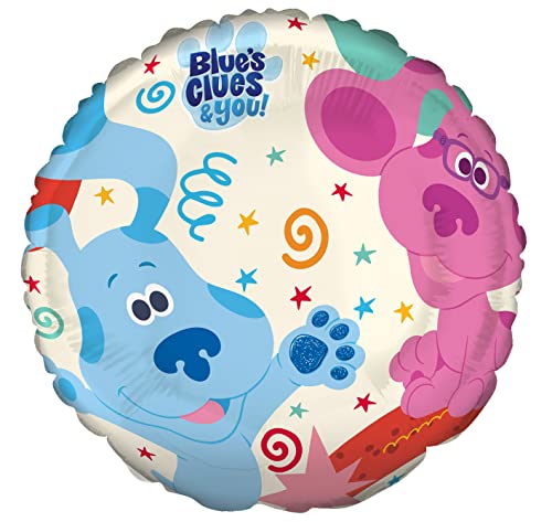 Blue's Clues Folienballon Ballon Mylar Runde (46 cm, 18 Zoll) Original von Ciao