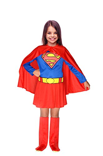 Ciao 11680.3-4 DC Comics Super Heroes Superman Disguise, Girls, Cartoon, blau/rot, 3-4 Years von Ciao