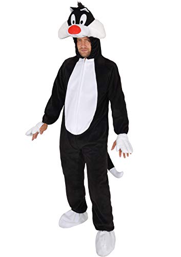 Ciao 11690 Looney Tunes Disguise, Men, Cartoon, Black, White, One Size von Ciao