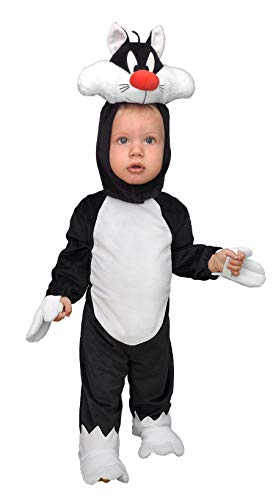 Ciao 11711.1-2 Looney Tunes Disguise, Boys, Cartoon, Black, White, 1-2 Jahre von Ciao