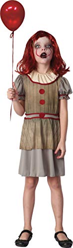 Ciao 16073.7-10 Clown Disguise, Beige, Grey, Red, Girl (7-10 years) von Ciao