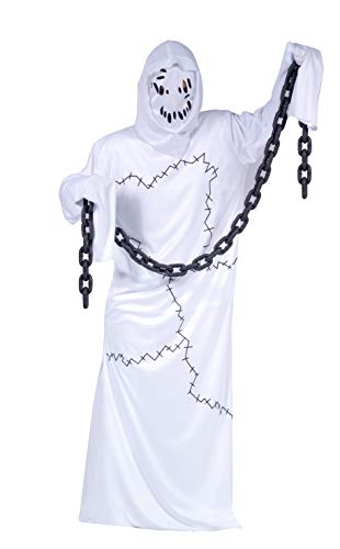 Ciao 62173 Geist des Terrors Kostüm, Unisex adulto, Bianco, Schnitt unica von Ciao