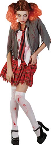 Ciao 62188 Zombie Disguise, Women, Grey, Red, White, One Size 40-42 von Ciao