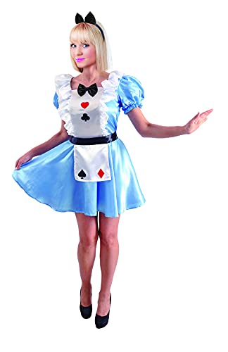 Ciao Alice Wonderland Kostüm Verkleidung Mädchen Damen Erwachsene (Einheitsgröße) von Ciao