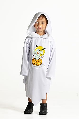 Ciao- Baby Ghost costume disguise hooded tunic unisex baby (Size 2-3 years) von Ciao