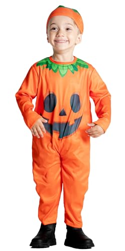 Ciao- Baby Halloween Pumpkin costume disguise unisex children (Size 3-4 years) with bonnet von Ciao