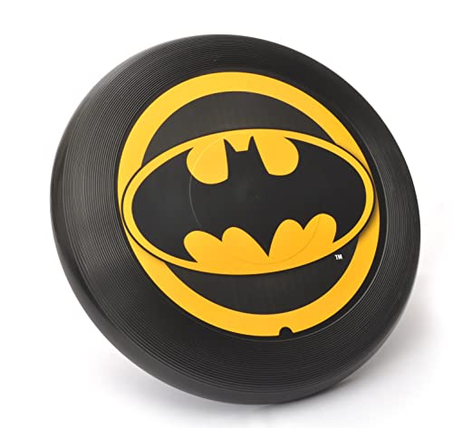 Ciao E7181 Batman DC Comics (27cm) aus Kunststoff Frisbee, Schwarz, Gelb, One Size von Ciao