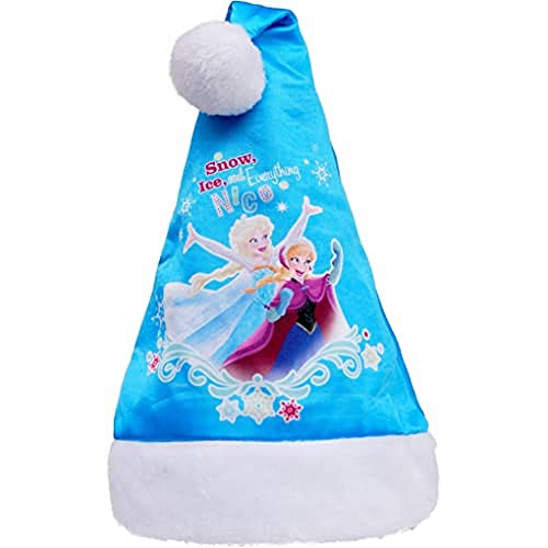 Ciao Hello 90902 Disney Frozen Weihnachtsmütze, Blau, Einheitsgröße von Ciao