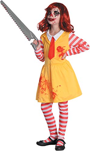 Ciao- Horror Clown Ronald Girl costume disguise girl (Size 8-10 years) von Ciao