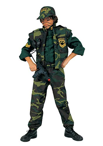 Ciao Jungen Militare Task Force Costume Bambino (Taglia 5-7 Anni) Con Kit Armi Kost me, Camouflage, Jahre EU von Ciao