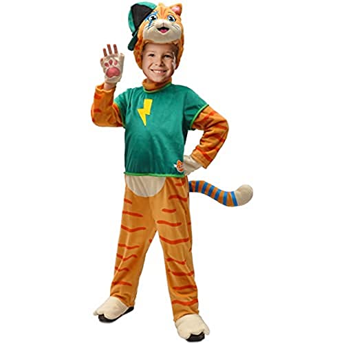 Ciao- Lampo 44 Cats costume disguise fancy dress cat boy (Size 3-4 years), Brown, Blue von Ciao